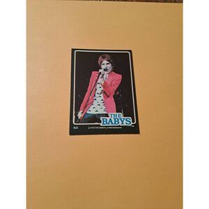 Vintage 1979 The Babys Trading Card #63 London Rock Band Collectible